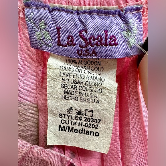 La Scala Strappy Floral Bubble Skirt Mini Dress. TB3 - Picture 5 of 5